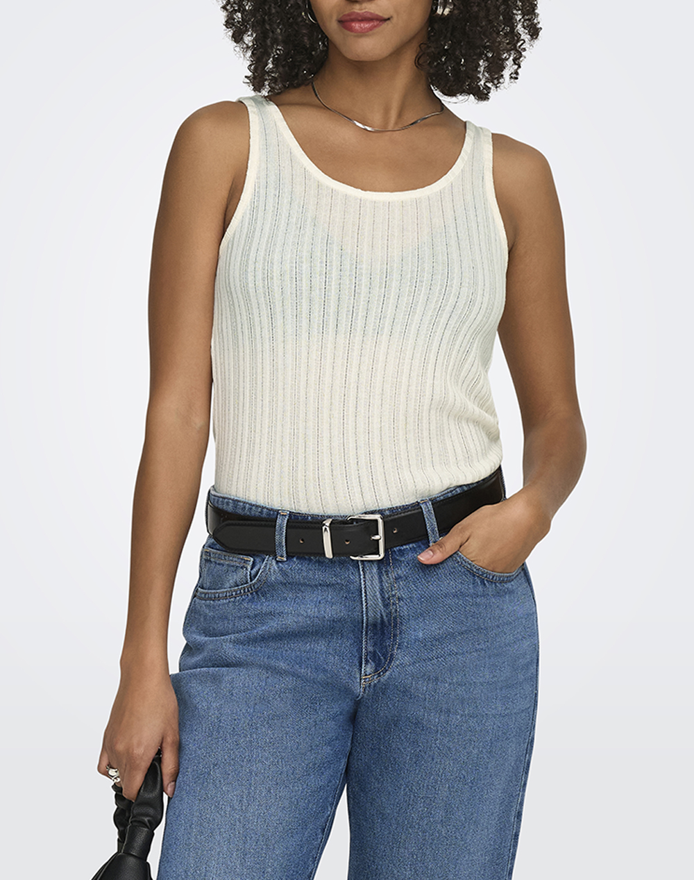 Only Onlirina S/L Loose Top Jrs Γυναικα Ρουχα Μπλουζες Τοπ/Κορμακια White Βισκοζσυνθετικο 15371683 Cloud Dancer