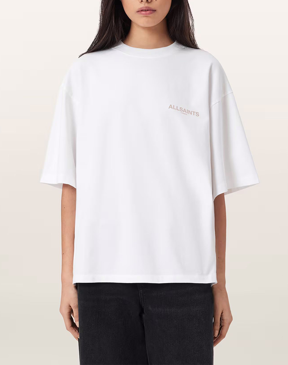 All Saints Tempus Amelie Tee Γυναικα Ρουχα Μπλουζες Τ Shirt White Βαμβακι W139Je Optic White