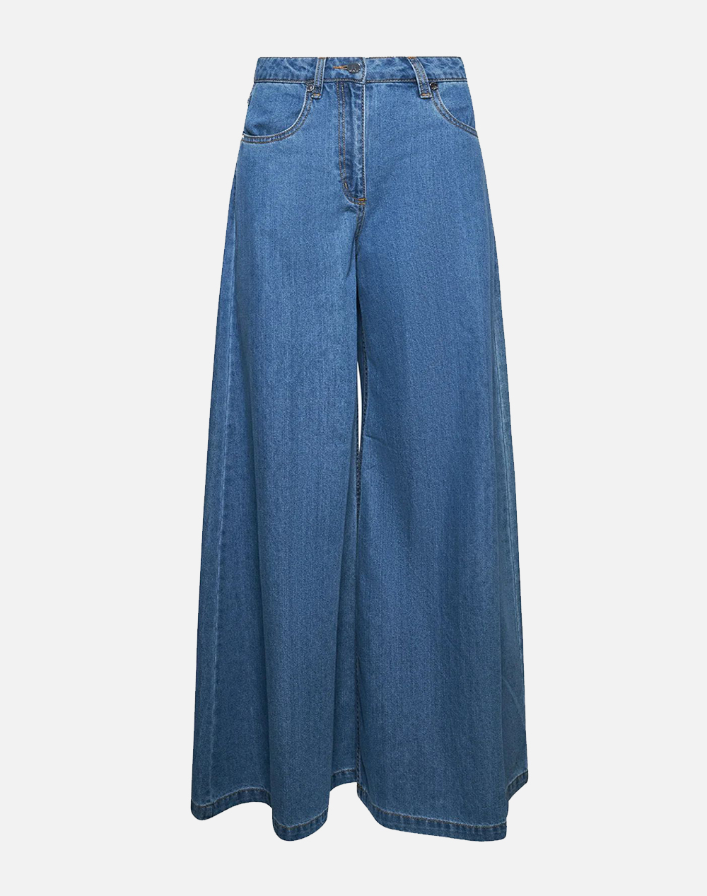 Silvian Heach Jeans Sherem Γυναικα Ρουχα Παντελονια Jean/5P/Cargo Denimblue Βαμβακισυνθετικο Gpp26109Je Denim Blue Medium