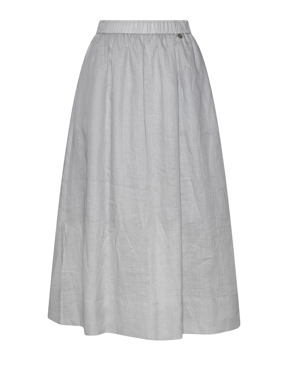 Silvian Heach Skirt Shipo Γυναικα Ρουχα Φουστες Lightgray Λινο Gpp26443go Grey Light - Koolfly