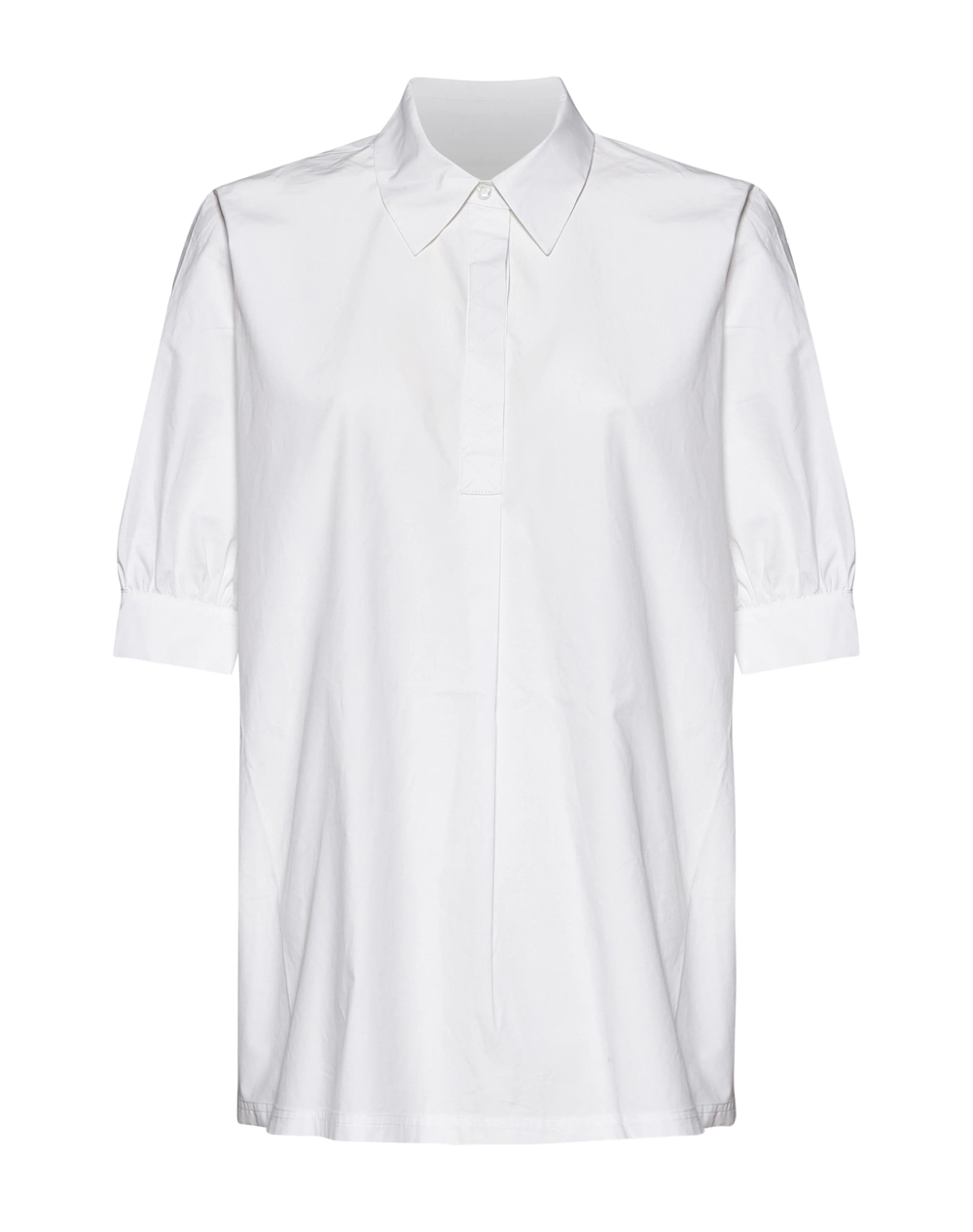 Silvian Heach Shirt Glanz Γυναικα Ρουχα Πουκαμισα White Βαμβακι Gpp26060Ca White