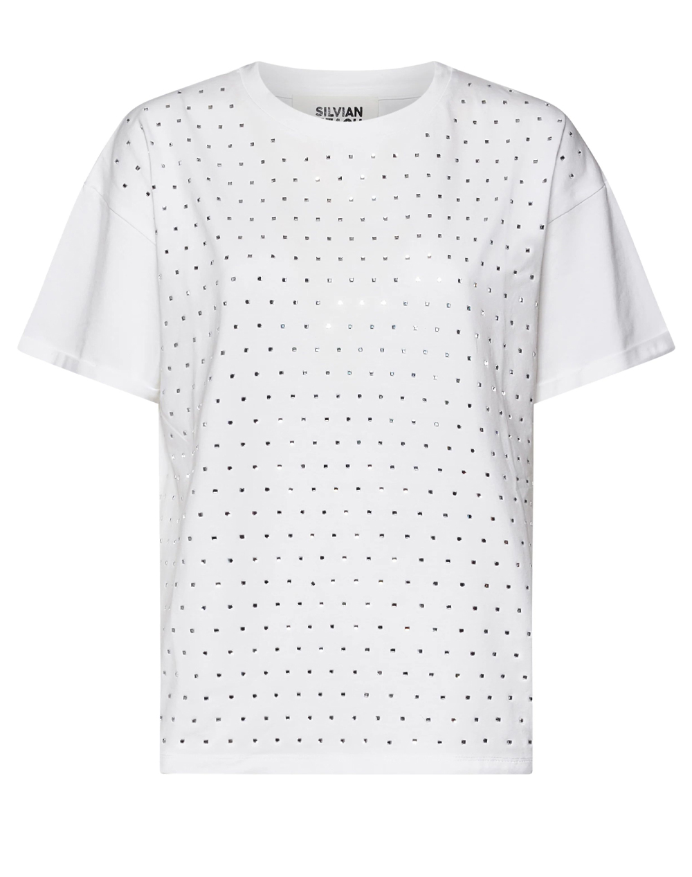 Silvian Heach T Shirt Sedibana Γυναικα Ρουχα Μπλουζες Τ Shirt White Βαμβακι Gpp26093ts White - Koolfly