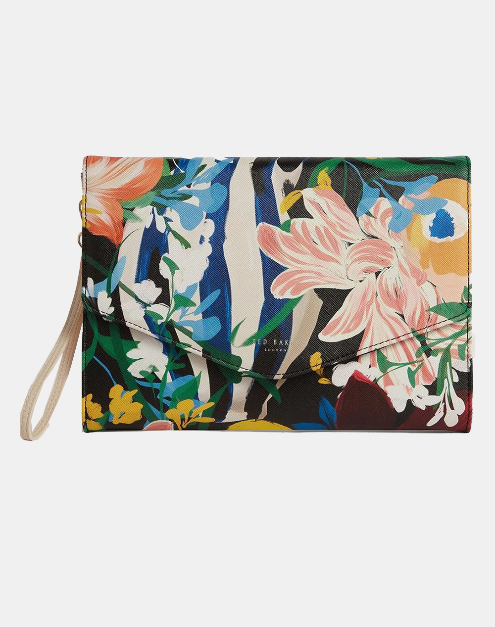 Ted Baker Bouioni Floral Bouquet Printed Envelope Pouch Γυναικα Αξεσουαρ Τσαντες Multi Απομιμηση Δερματος 284119 Multicol