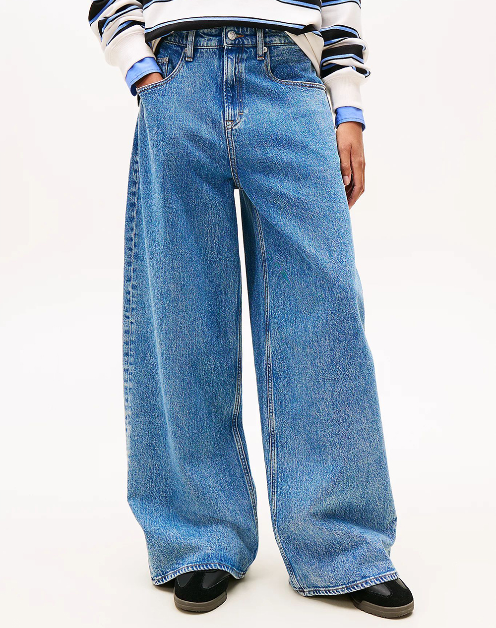 Tommy Jeans Charlie Mr Loose Wd Ai4136 Ανδρας Ρουχα Παντελονια Jeans Denimlightblue Βαμβακι,Με Ελασταν Dw0dw19755 1A532 - Koolfly