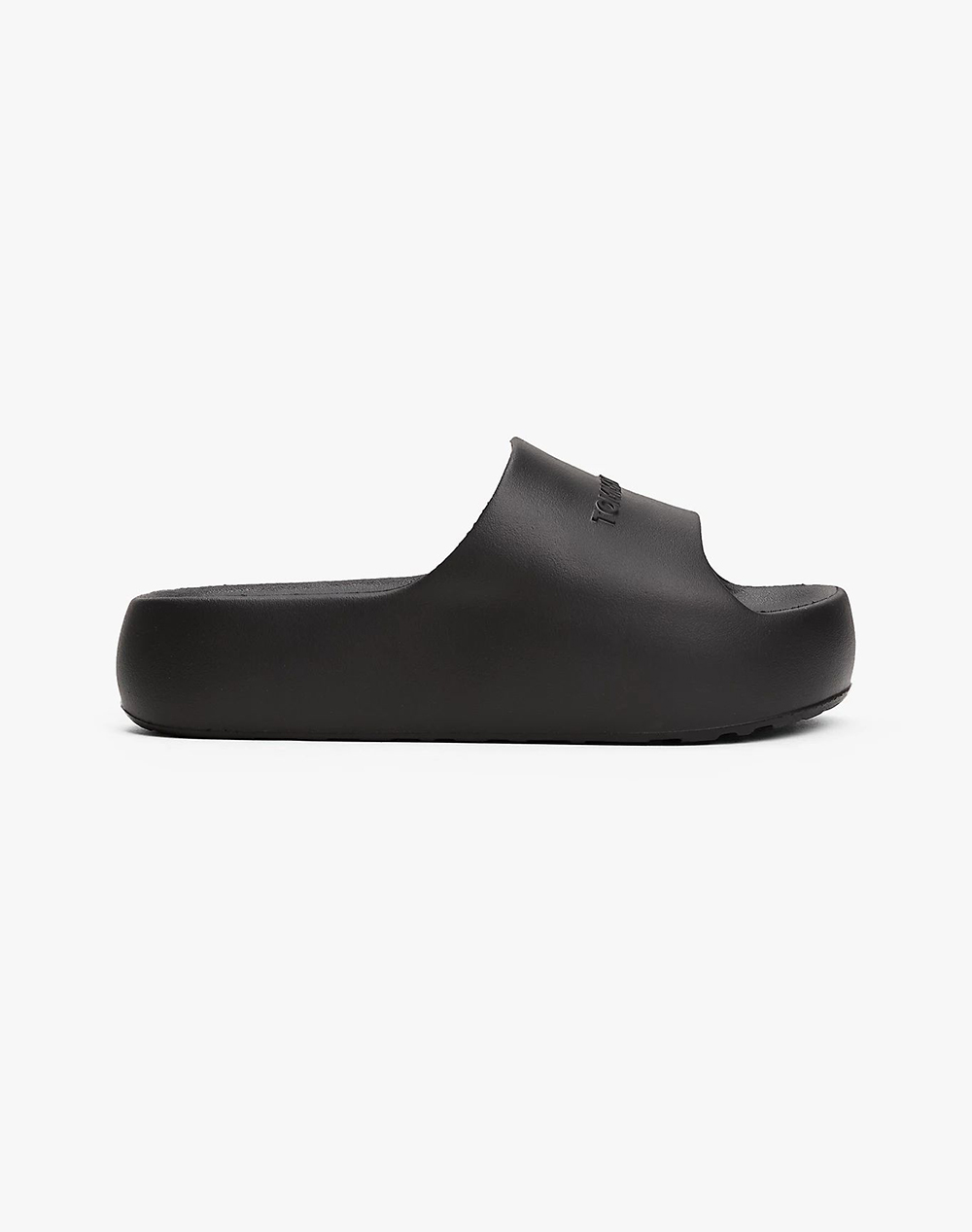 Tommy Jeans Tjw Chunky Pool Slide Ess Γυναικα Παπουτσια Σαγιοναρες Black Συνθετικο En0En02879 Bds