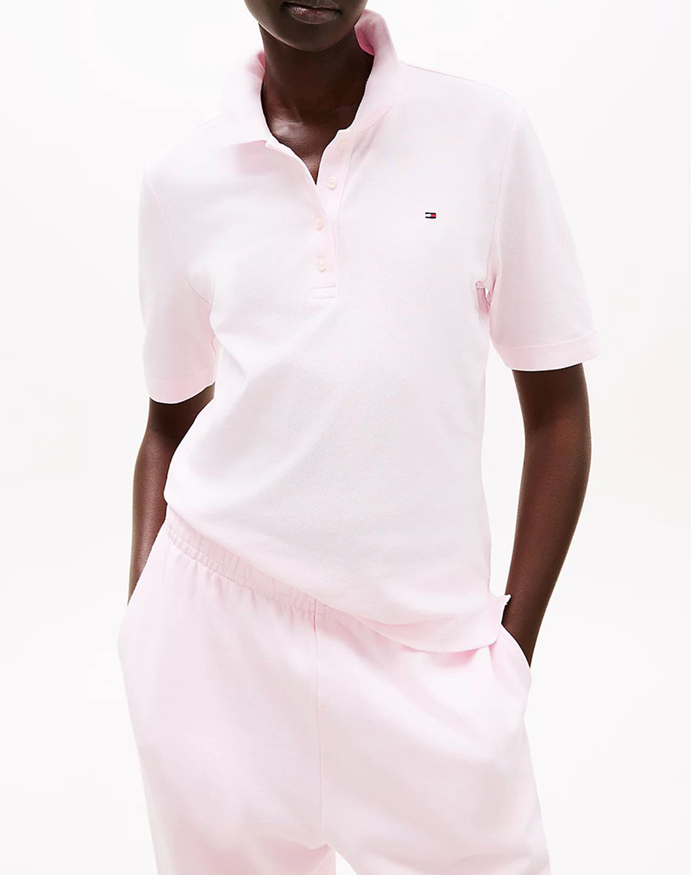 Tommy Hilfiger 1985 Reg Pique Polo Ss Γυναικα Ρουχα Μπλουζες Polo Lightpink Βαμβακι,Με Ελασταν Ww0ww43224 Tog - Koolfly