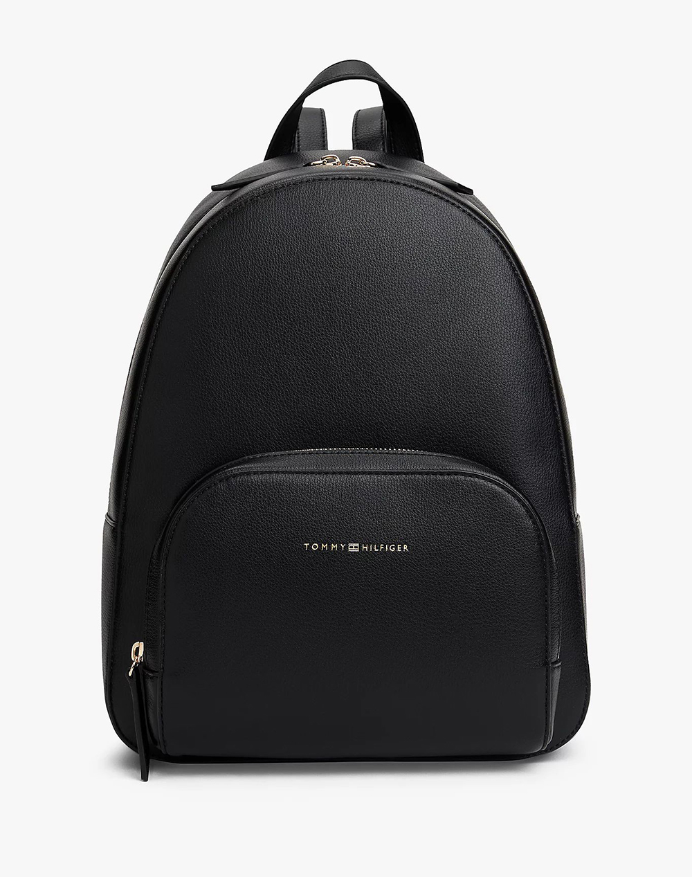 Tommy Hilfiger Th Logo Backpack Γυναικα Αξεσουαρ Τσαντες Black Απομιμηση Δερματος Aw0Aw18118 Bds