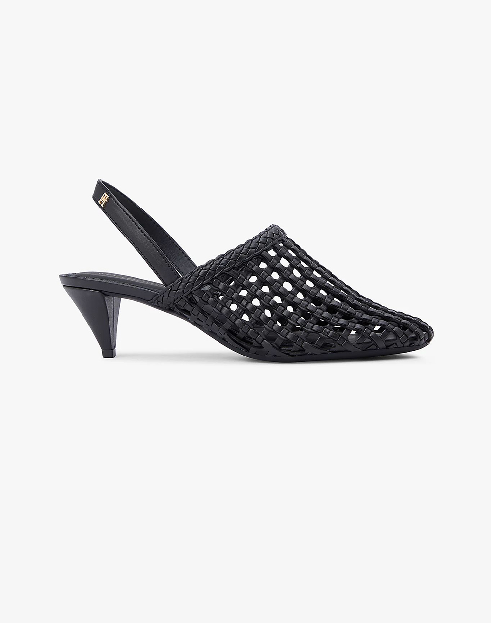 Tommy Hilfiger Th Woven Closed Toe Sandal Γυναικα Παπουτσια Εσπαντριγιες/Σανδαλια Black Απομιμηση Δερματοςσυνθετικο Fw0Fw09213 Bds