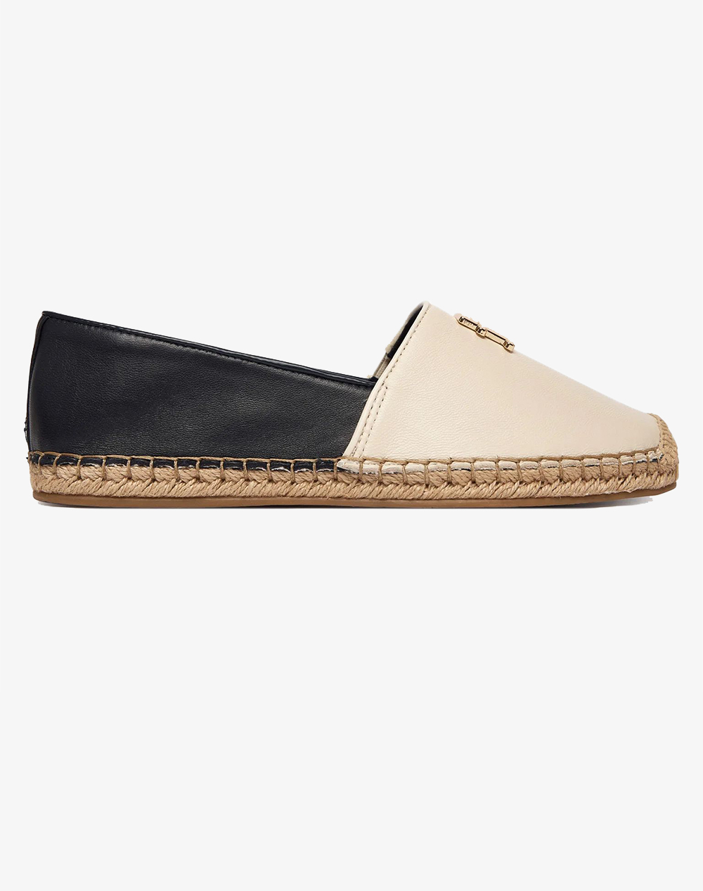 Tommy Hilfiger Th Logo Leather Espadrille Γυναικα Παπουτσια Εσπαντριγιες/Σανδαλια Multi Δερμα Fw0Fw09246 0G0