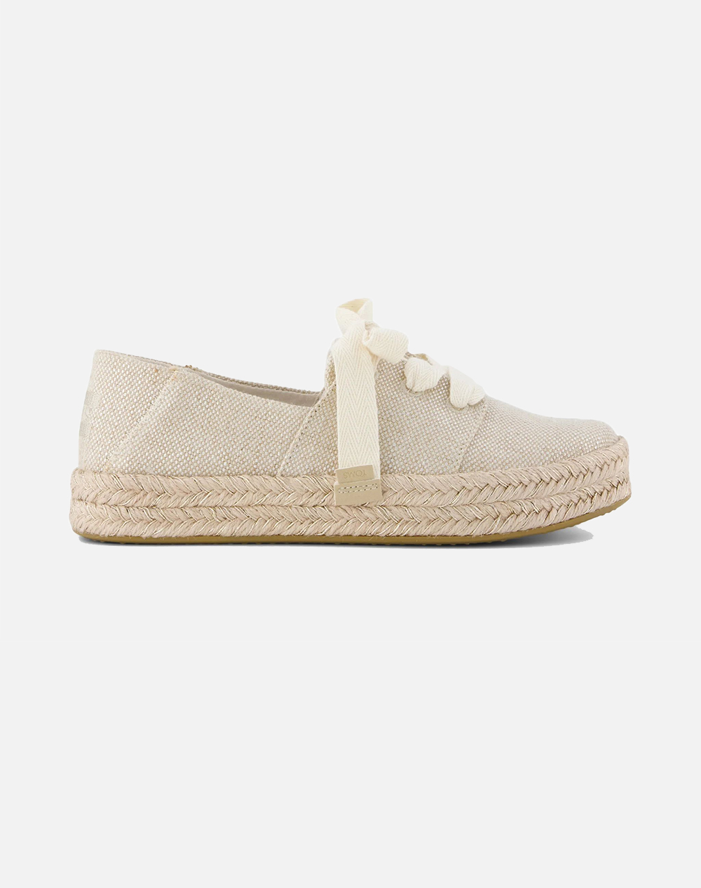 Toms Cha Gli Slu Can Wm Carlup Esp Γυναικα Παπουτσια Εσπαντριγιες/Σανδαλια Cream Υφασμα 10023062 Gold