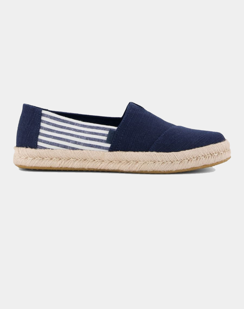Toms Nvy Hrtg Cvs/Strp Wm Alrope Esp Γυναικα Παπουτσια Εσπαντριγιες/Σανδαλια Navyblue Βαμβακιυφασμα 10023243 Navy