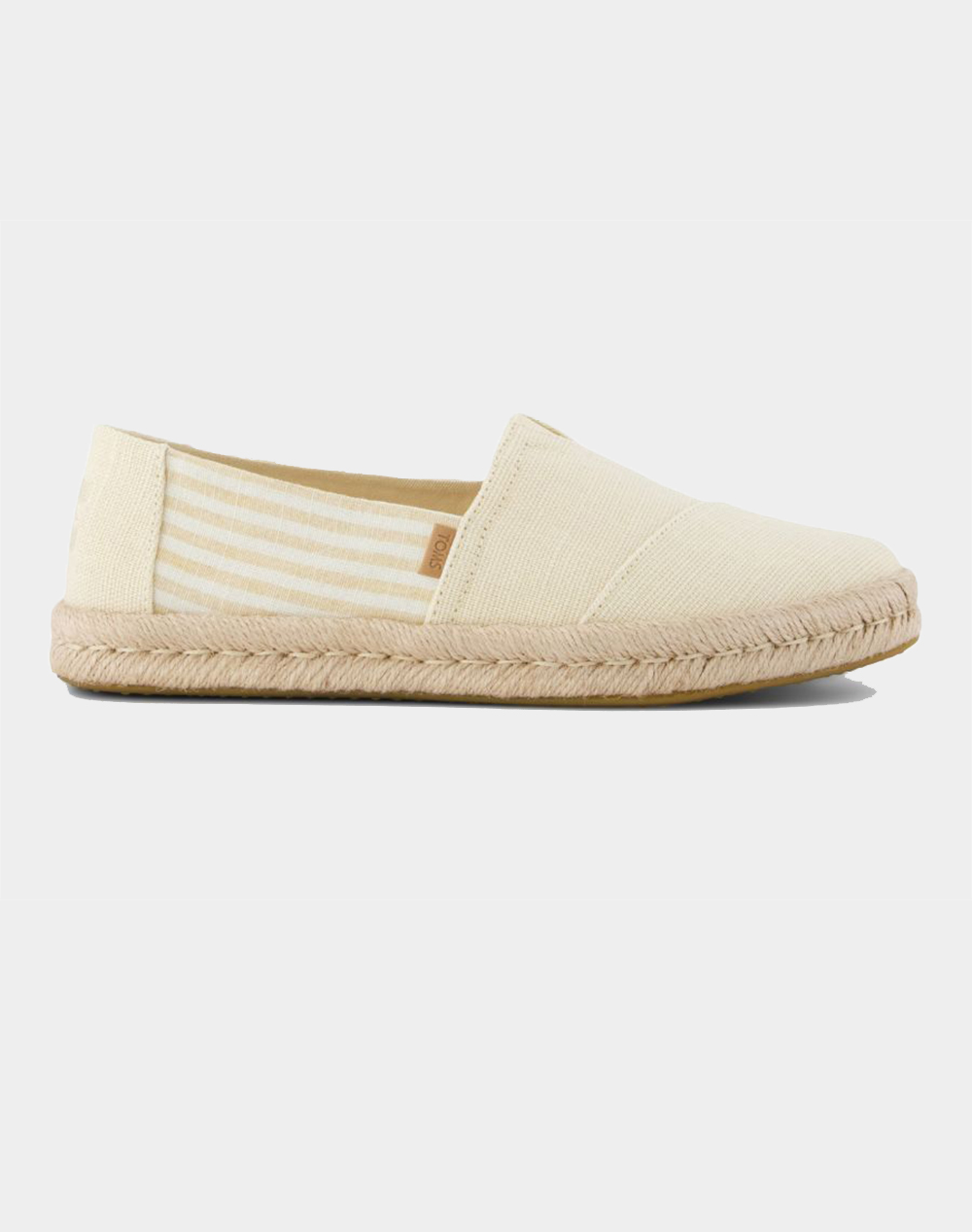 Toms Bge Hrtg Cvs/Strp Wm Alrope Esp Γυναικα Παπουτσια Εσπαντριγιες/Σανδαλια Biege Βαμβακιυφασμα 10023242 Beige