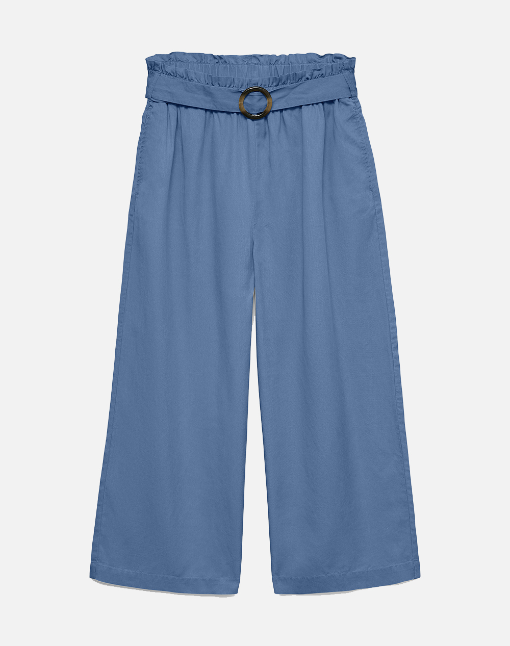 Vero Moda Vmbree Hr Tencel Belt Culotte Pants Γυναικα Ρουχα Παντελονια Υφασματινα Blue Συνθετικο 10341670 Medium Blue Denim