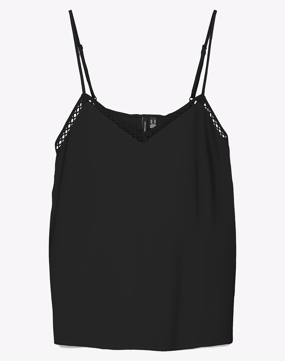 Vero Moda Vmmenny Lace Singlet Wvn Boo Γυναικα Ρουχα Μπλουζες Τοπ/Κορμακια Black Βισκοζ 10323627 Black