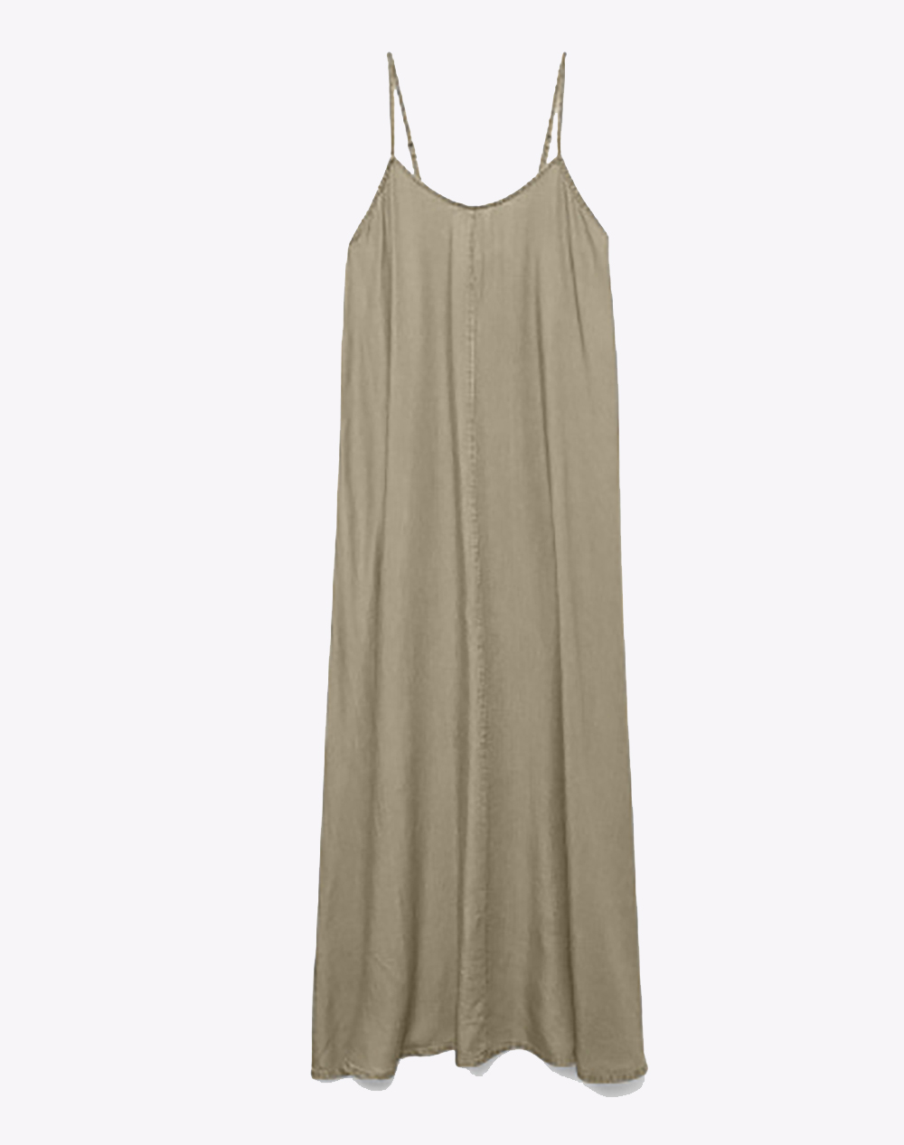 Vero Moda Vmharper Sl Strap Maxi Tencel Dress Ga Γυναικα Ρουχα Φορεματα Sandybrown Συνθετικο 10283677 Silver Mink - Koolfly