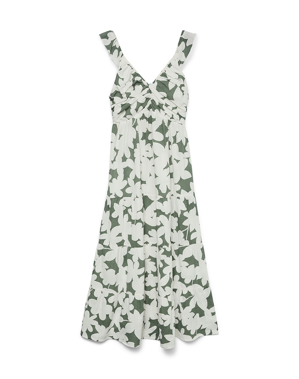 Vero Moda Vmdicthe Sl Frill Ankle Dress Wvn Ga Γυναικα Ρουχα Φορεματα Mixed Βαμβακι 10341603 Laurel Wreathloa