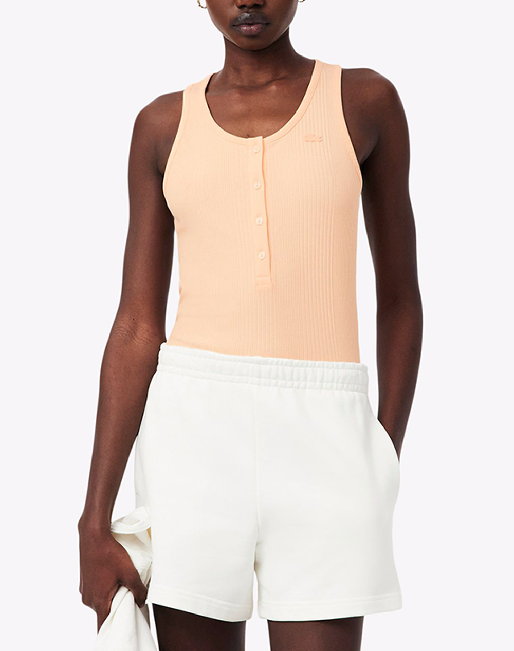 Lacoste Μπλουζα Χμ Tee Shirt Ns Γυναικα Ρουχα Μπλουζες Τοπ/Κορμακια Lightcoral Βαμβακιμε Ελασταν 3Tf9876 Big