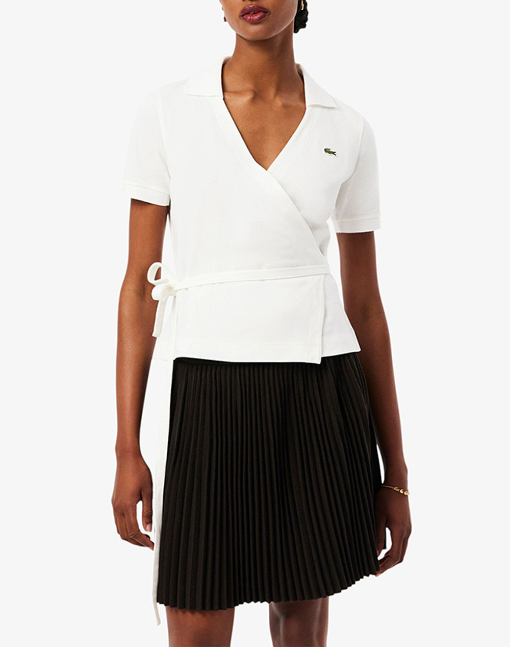 Lacoste Μπλουζα Πολο Κμ Polo Ss Γυναικα Ρουχα Μπλουζες Polo Cream Βαμβακιμε Ελασταν 3Pf9906 70V
