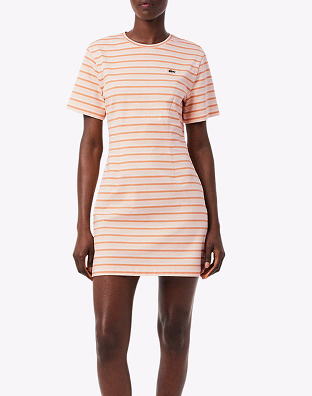 Lacoste Φορεμα Κμ Dress Ss Γυναικα Ρουχα Φορεματα Lightcoral Βαμβακι 3Ef0263 4Aw