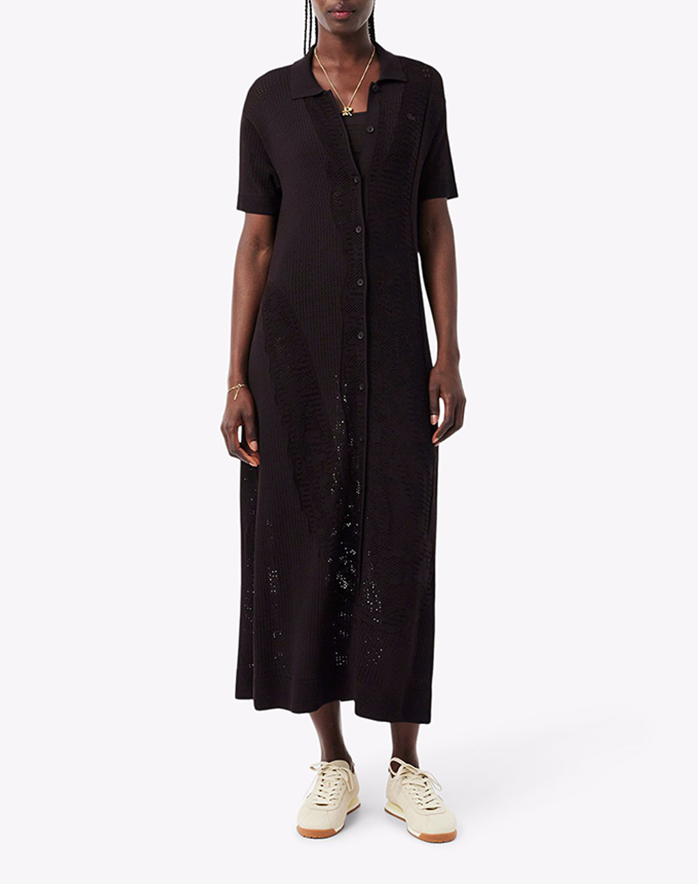 Lacoste Φορεμα Κμ Dress Ss Γυναικα Ρουχα Φορεματα Mixed Συνθετικο 3Ef1073 3La