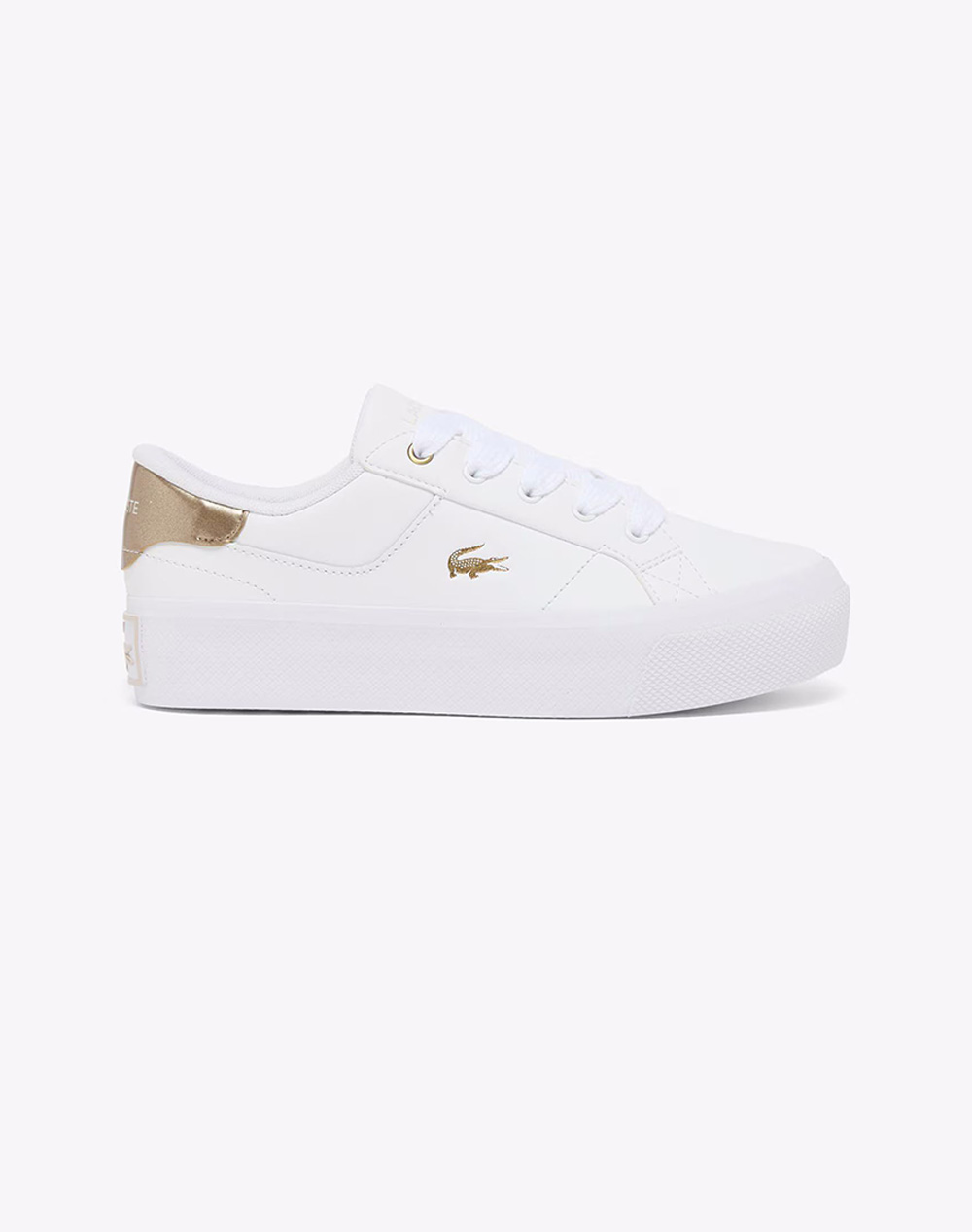 Lacoste Υποδημα Γυναικειο Ziane Platform 126 1 Ziane Platform 126 1 Cfa Γυναικα Παπουτσια Sneakers White Απομιμηση Δερματοςδερμα 37 51Cfa0020Alm 00