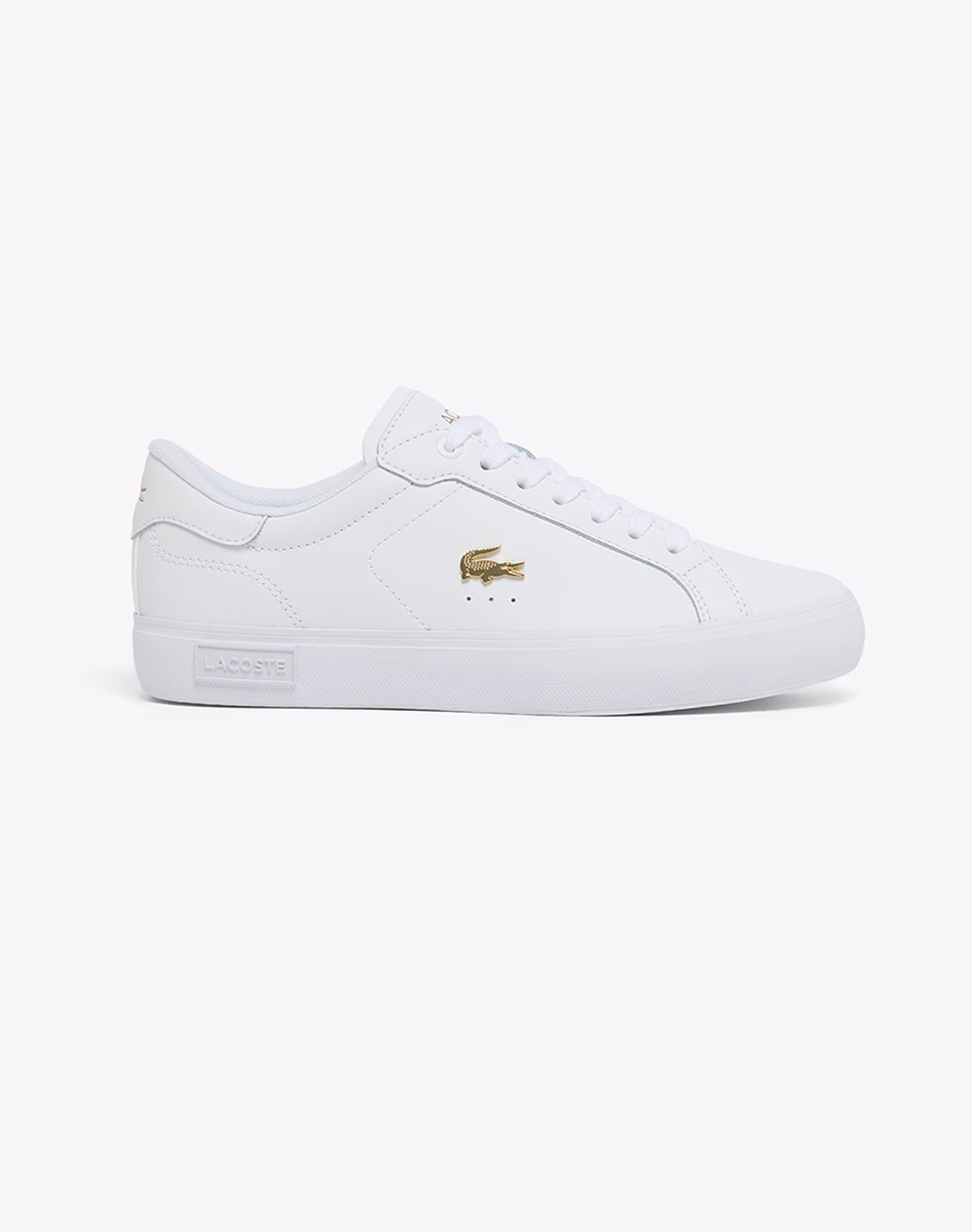 Lacoste Υποδημα Γυναικειο Powercourt 126 3 Powercourt 126 3 Sfa Γυναικα Παπουτσια Sneakers White Δερμα 37 51Sfa0192216 0000