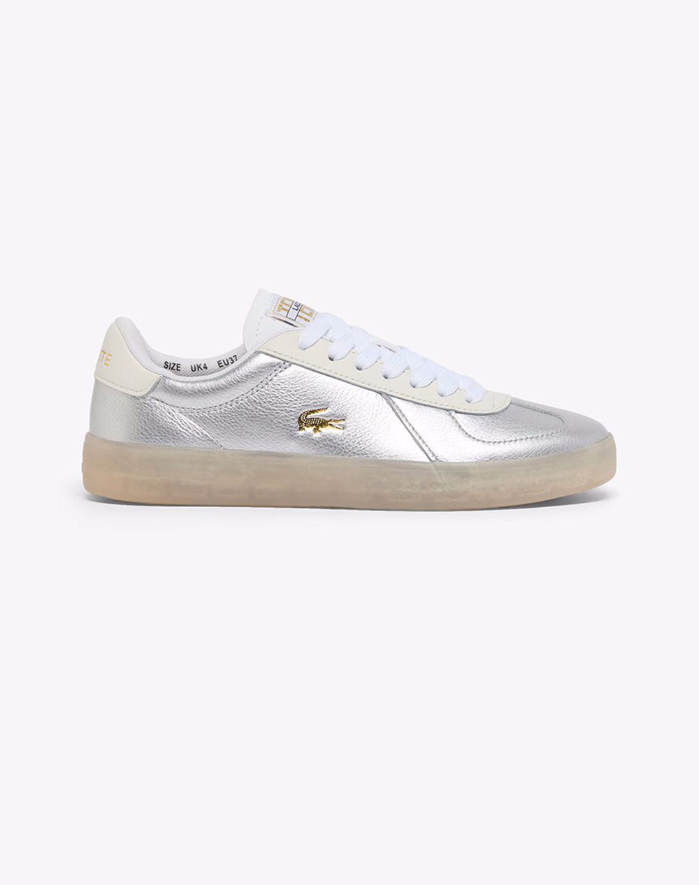 Lacoste Υποδημα Γυναικειο Baseshot Pro 225 1 Baseshot Pro 225 1 Sfa Γυναικα Παπουτσια Sneakers Metallicsilver Δερμα 37 50Sfa0031Aab 0000