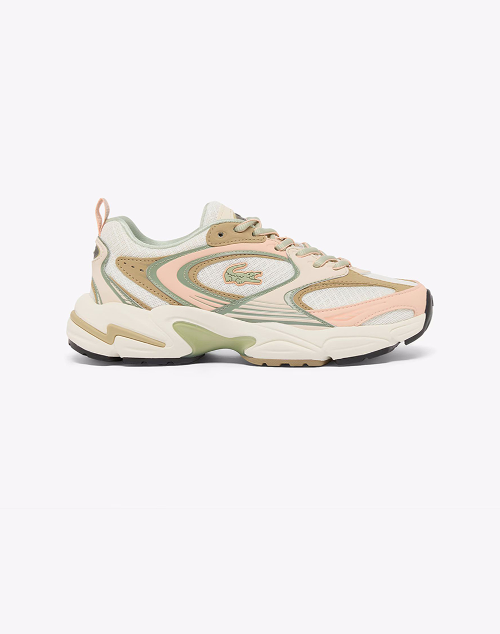 Lacoste Υποδημα Γυναικειο Storm 96 2K 126 6 Γυναικα Παπουτσια Sneakers Biege Απομιμηση Δερματοςσυνθετικο 37 51Sfa0046Uh1 0000