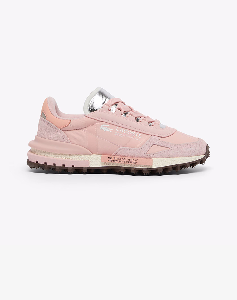 Lacoste Υποδημα Γυναικειο Elite Active 126 2 Γυναικα Παπουτσια Sneakers Pink Απομιμηση Δερματοςσουετσυνθετικο 37 51Sfa0056Akh 0000
