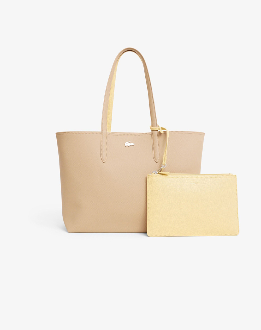 Lacoste Τσαντα Shopping Bag Γυναικα Αξεσουαρ Τσαντες Biege Συνθετικο 3Nf2142Aa T36