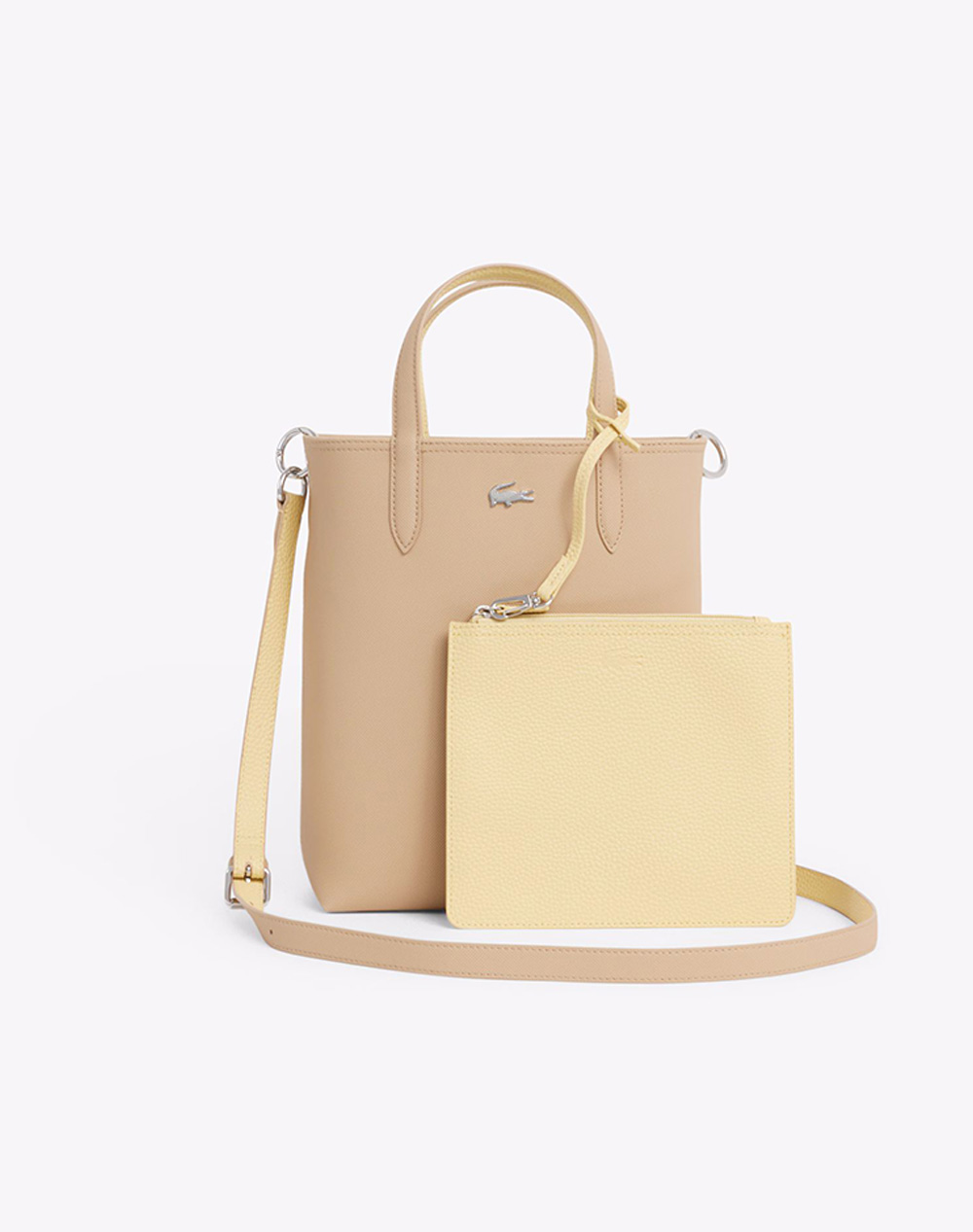 Lacoste Τσαντα Vertical Shopping Bag Γυναικα Αξεσουαρ Τσαντες Biege Συνθετικο 3Nf2991Aa T36