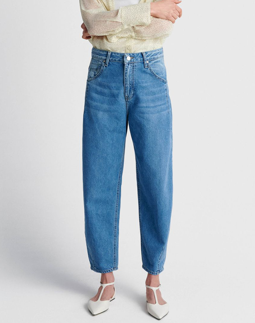 Ale Παντελονι Γυναικα Ρουχα Παντελονια Jean/5P/Cargo Denimblue Βαμβακι 8923085 Mple