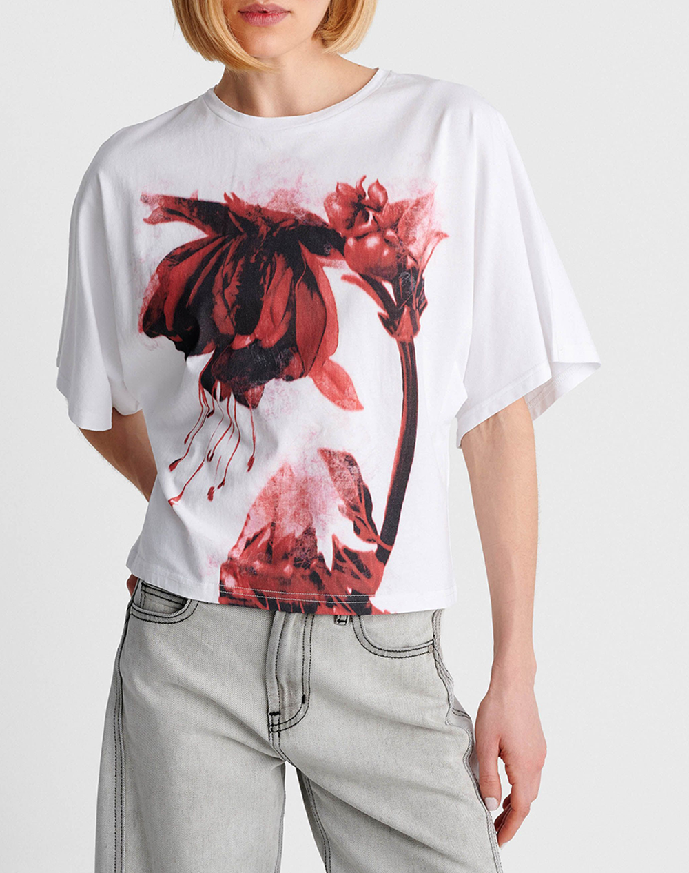 Ale Μπλουζα Γυναικα Ρουχα Μπλουζες Τ Shirt White Βαμβακι 8923139 Leyko