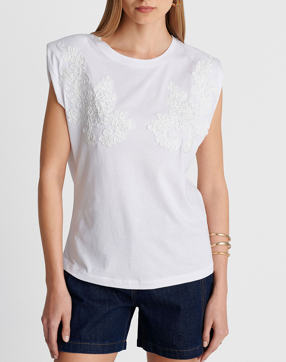 Ale Μπλουζα Γυναικα Ρουχα Μπλουζες Τ Shirt White Συνθετικο 8922914 Leyko