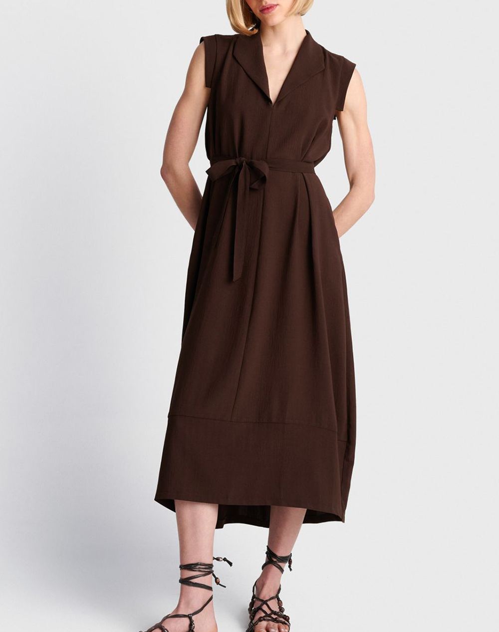 Ale Φορεμα Γυναικα Ρουχα Φορεματα Brown Συνθετικο 82276751 Kafe - Koolfly