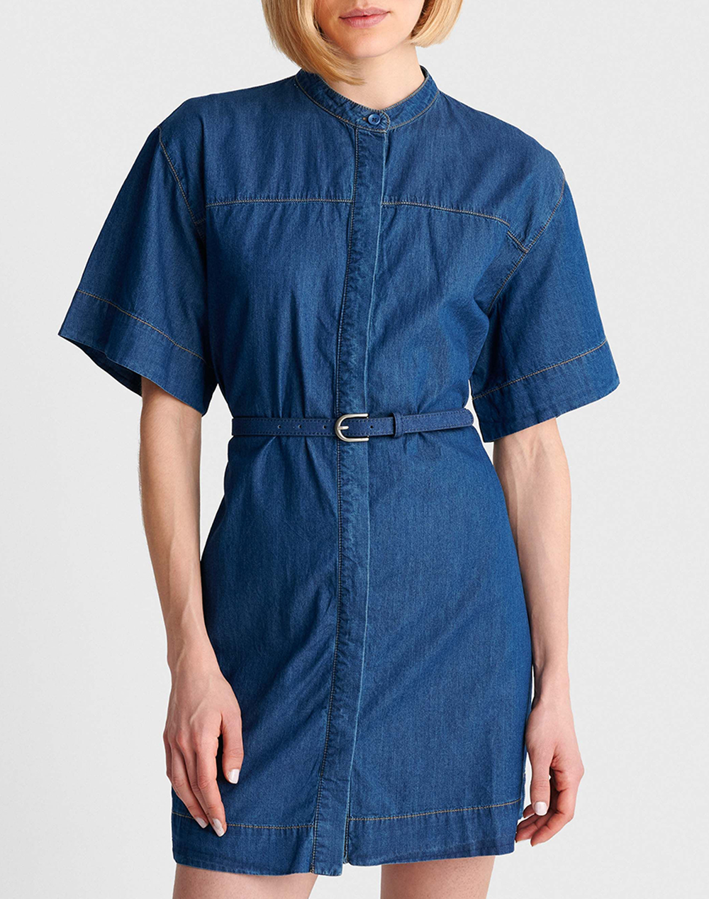 Ale Φορεμα&Ζωνη Γυναικα Ρουχα Φορεματα Denimblue Βαμβακι 8923183 Mple