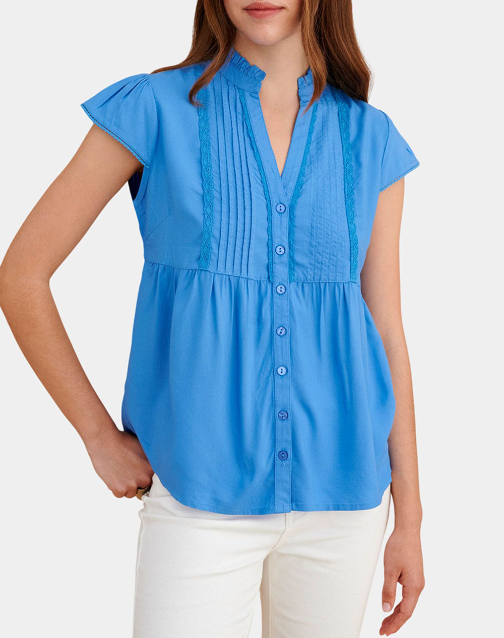 Attrattivo Πουκαμισο Γυναικα Ρουχα Πουκαμισα Oceanblue Βισκοζ 9912630K Ocblu