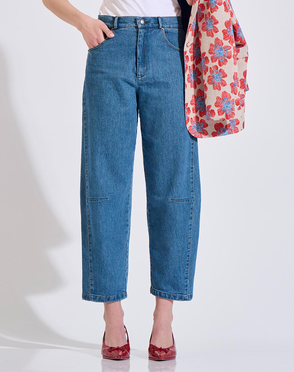 Bill Cost Παντελονι Γυναικα Ρουχα Παντελονια Jean/5P/Cargo Denimblue Βαμβακιμε Ελαστανσυνθετικο 10 200182 0 Μπλε