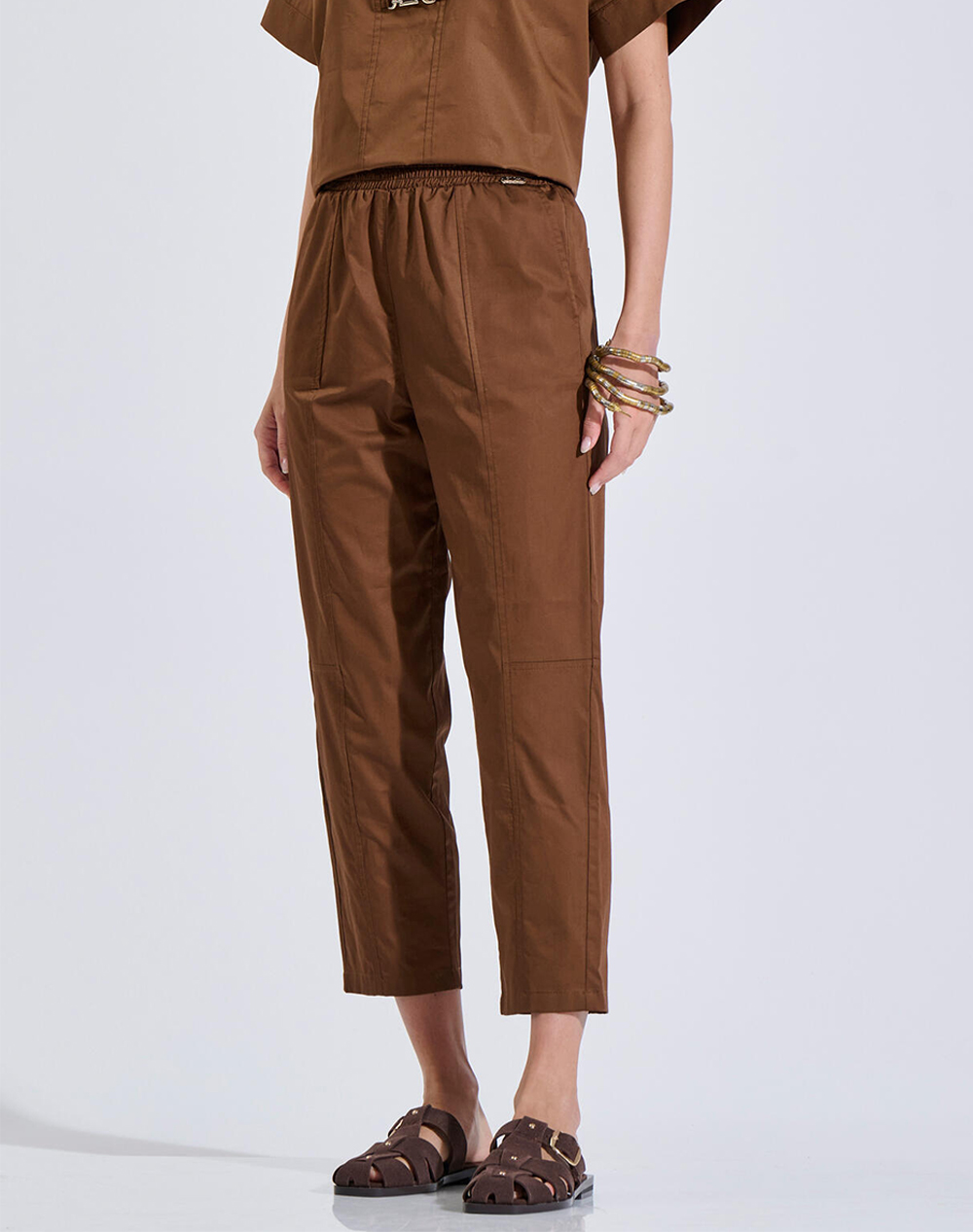 Bill Cost Παντελονι Γυναικα Ρουχα Παντελονια Chinos Brown Βαμβακι 10 180335 0 Καφε