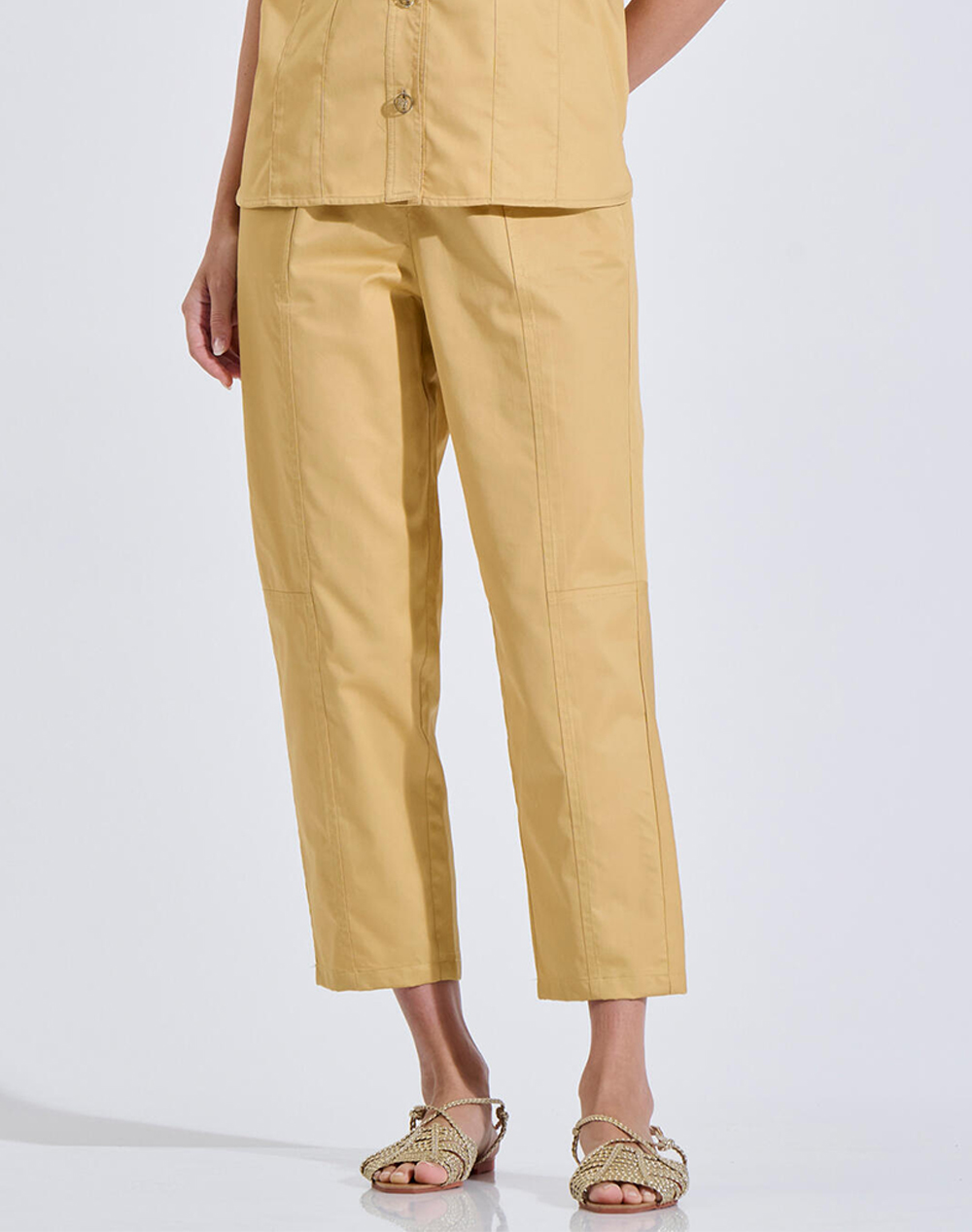 Bill Cost Παντελονι Γυναικα Ρουχα Παντελονια Chinos Mustard Βαμβακι 10 180335 0 Ωχρα