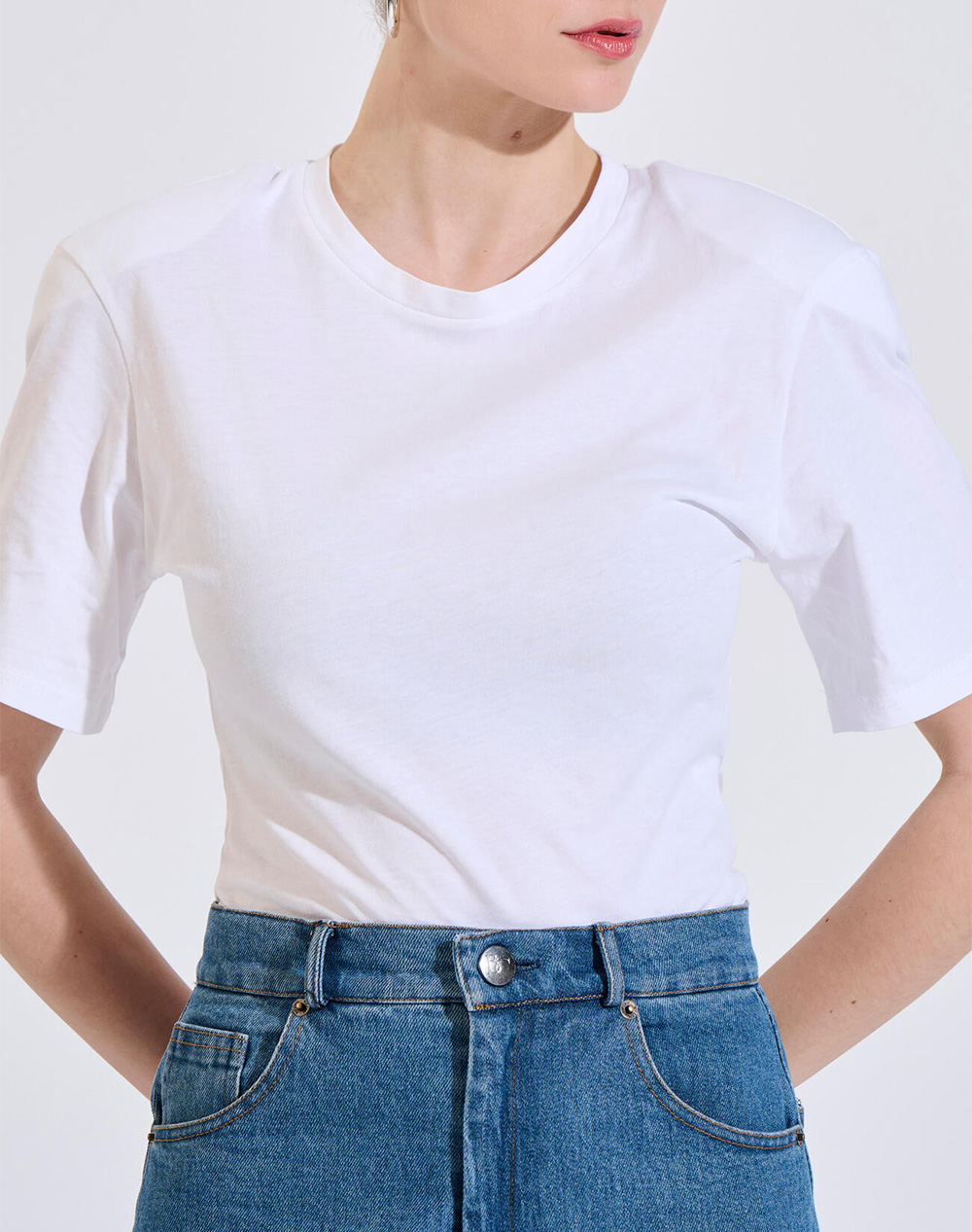 Bill Cost Μπλουζα Γυναικα Ρουχα Μπλουζες Τ Shirt White Βαμβακι 10 120709 0 Λευκο