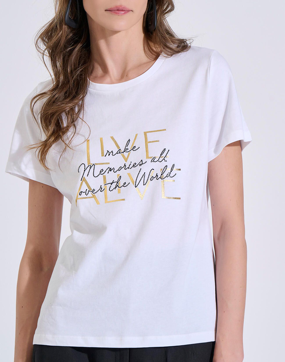 Bill Cost Μπλουζα Γυναικα Ρουχα Μπλουζες Τ Shirt White Βαμβακι 10 120711 0 Λευκο