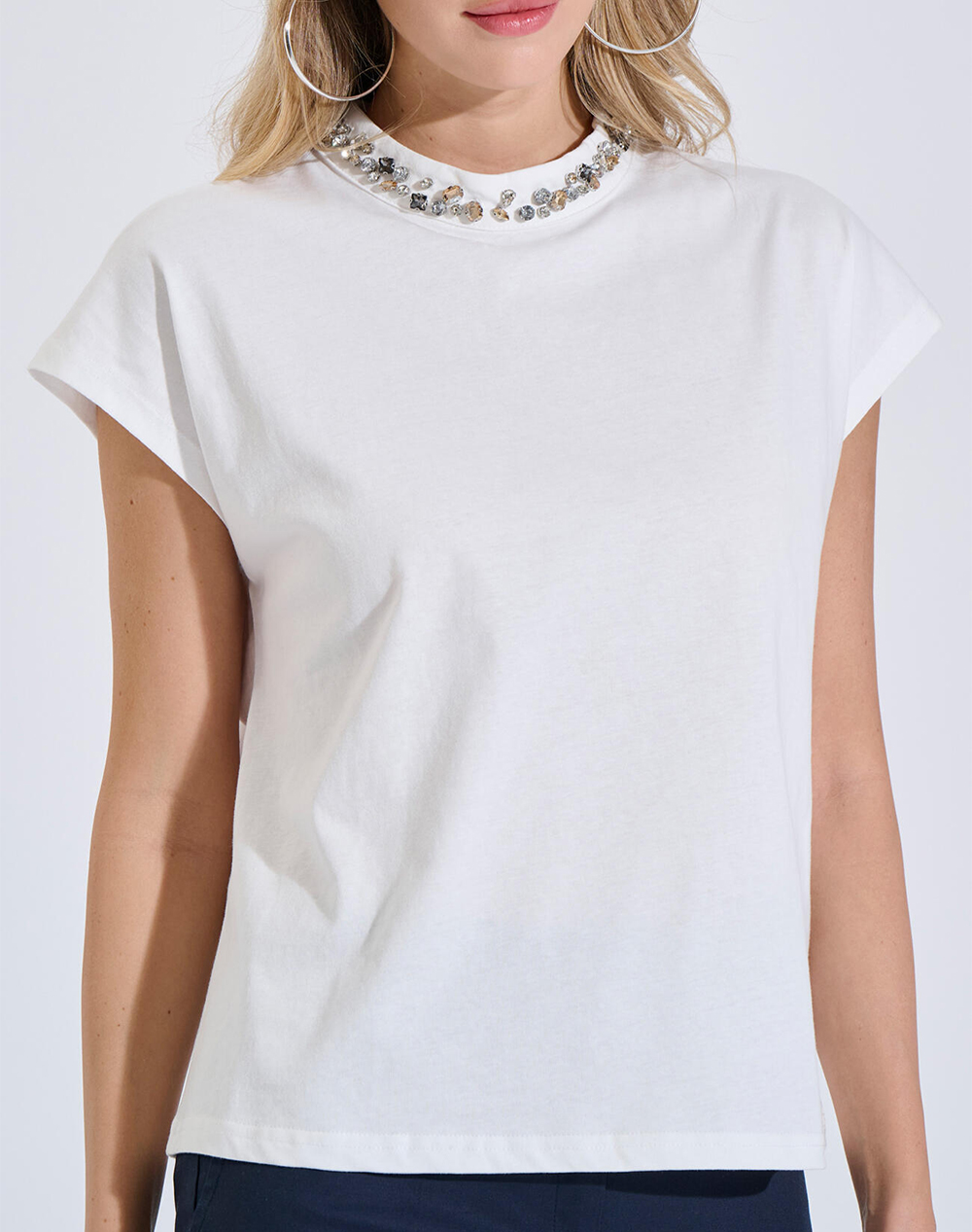 Bill Cost Μπλουζα Γυναικα Ρουχα Μπλουζες Τοπ/Κορμακια White Βαμβακι 20 121464 0 Λευκο