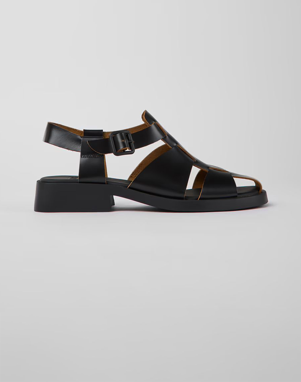 Camper Docko Negro/Dana Negro Γυναικα Παπουτσια Εσπαντριγιες/Σανδαλια Black Δερμα K201489 001 001
