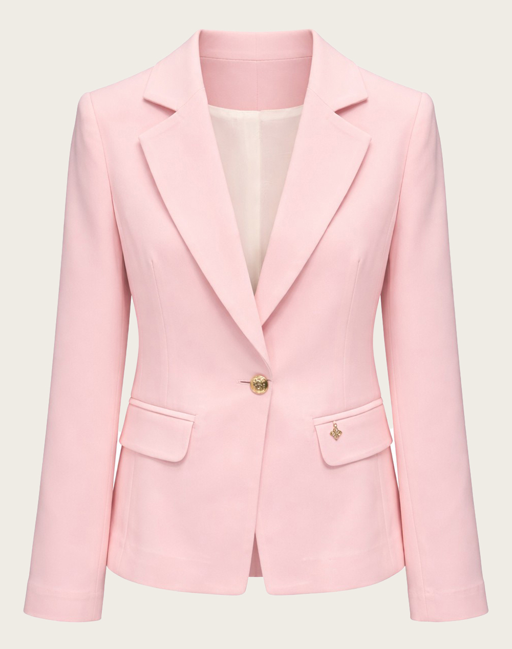 Forel Σακάκι Γυναικα Ρουχα Πανωφορια Σακακια Pink Με Ελαστανσυνθετικο 082.30.01.029 Ροζ