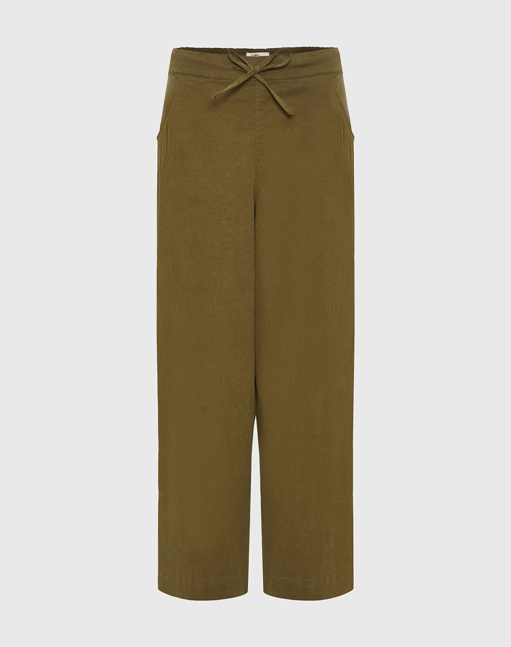 Funky Buddha Trousers Γυναικα Ρουχα Παντελονια Υφασματινα Khaki Βαμβακιμε Ελαστανσυνθετικο Fbl013 102 02 Wood
