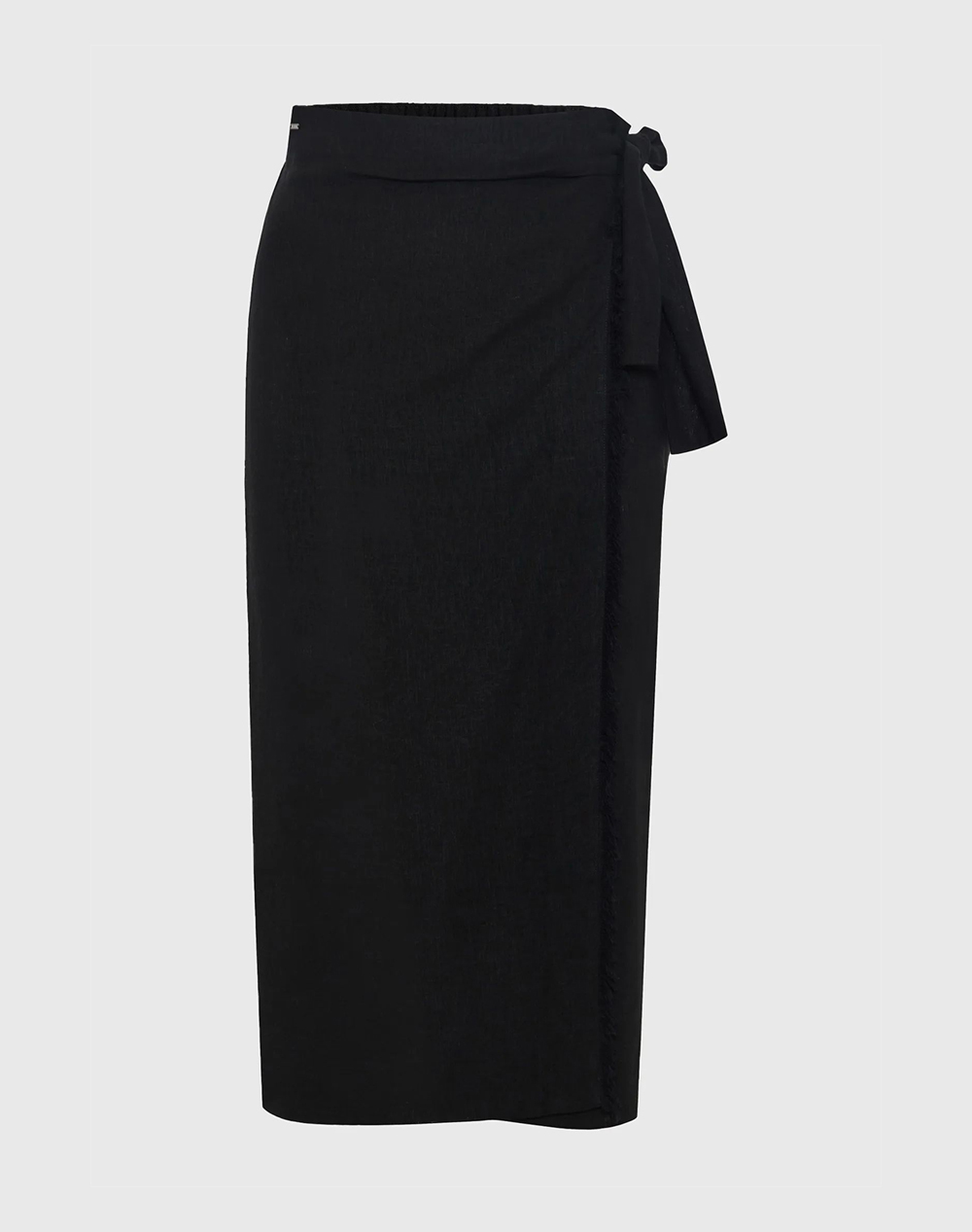 Funky Buddha Skirts Γυναικα Ρουχα Φουστες Black Βισκοζλινο Fbl013 114 14 Black