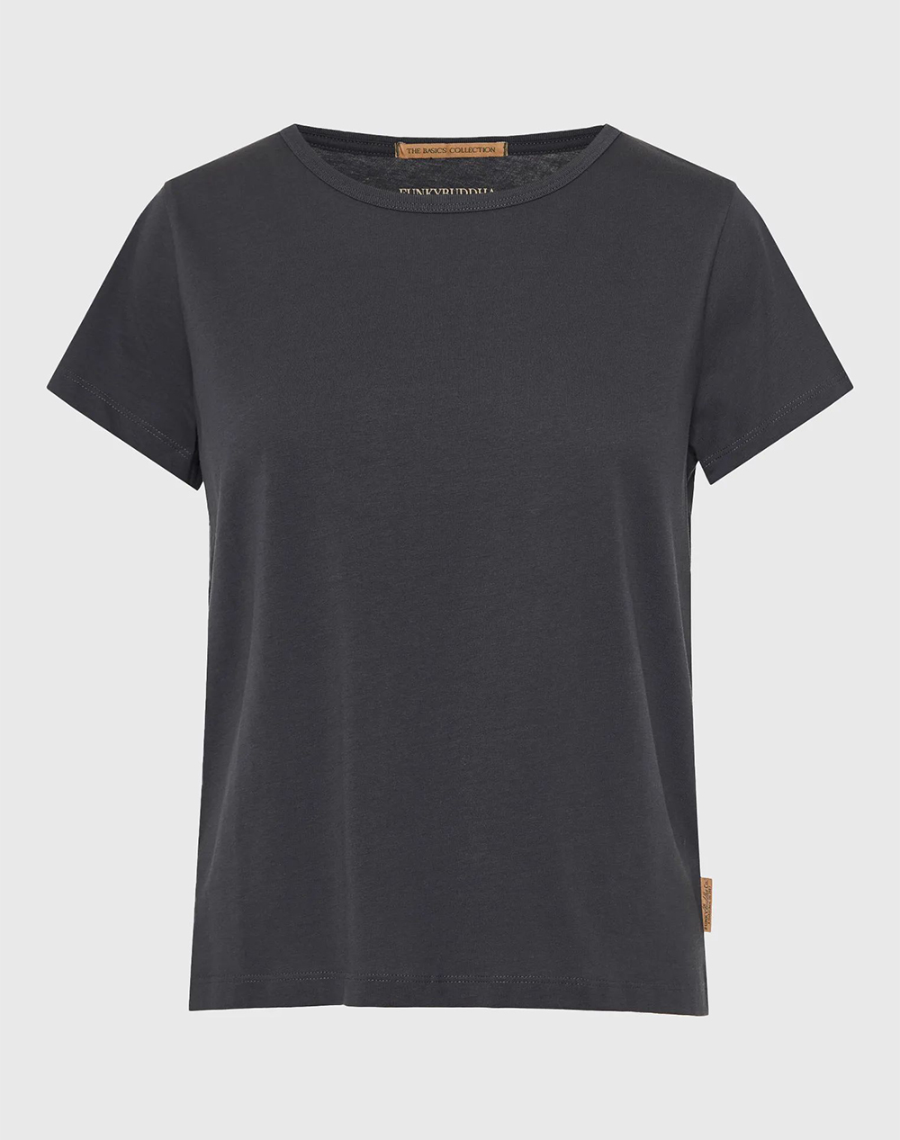 Funky Buddha T Shirts Γυναικα Ρουχα Μπλουζες Τ Shirt Darkslategrey Βαμβακι Fbl013 103 04 Anthracite