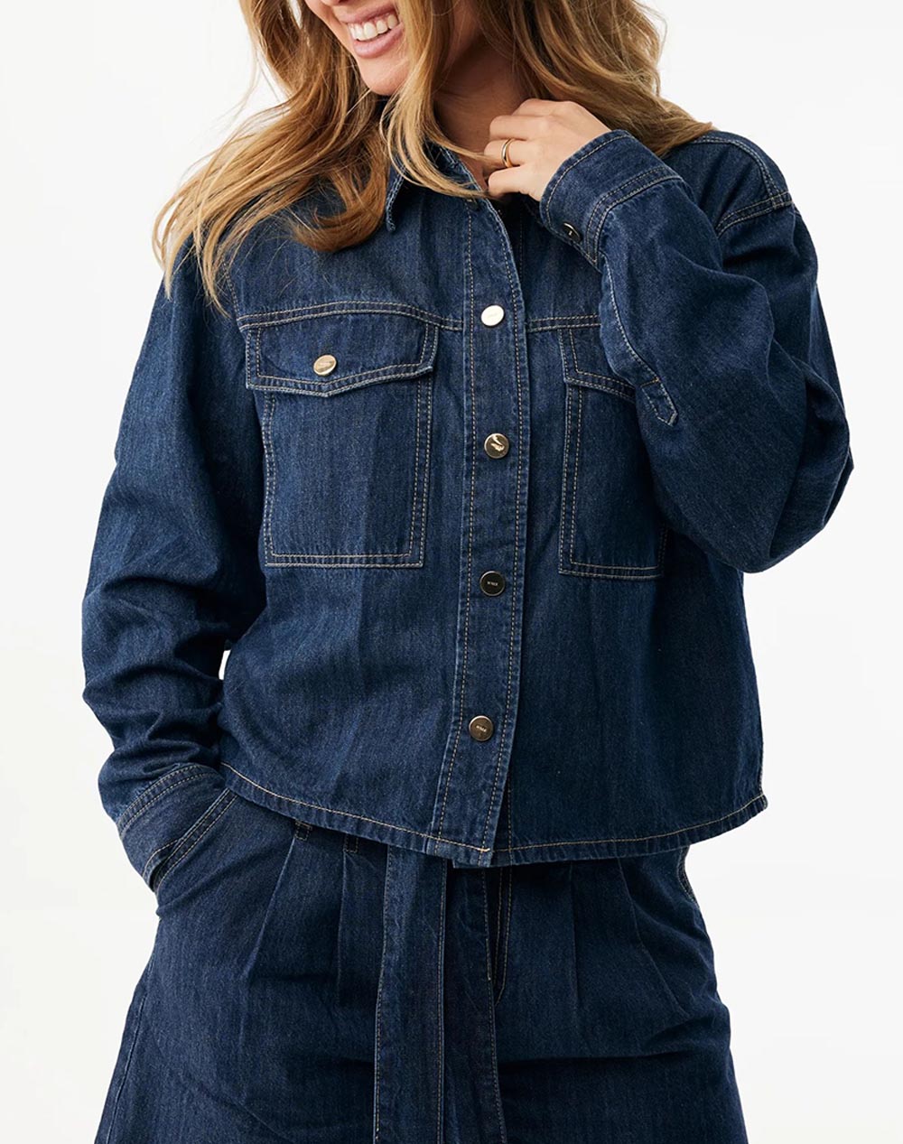 Mexx Denim Jacket Γυναικα Ρουχα Πανωφορια Μπουφαν Μπουφαν Denimblue Βαμβακι Mf006401861W 50036