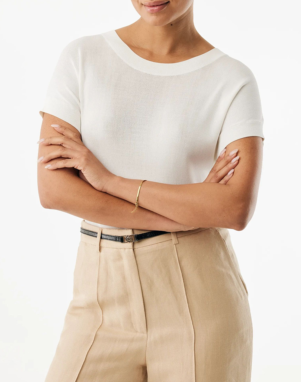 Μεχχ Knitted Top Γυναικα Ρουχα Μπλουζες Πλεκτα Offwhite Βισκοζσυνθετικο Mf006605261W 110605